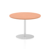Dynamic Italia 1000mm Poseur Round Table Beech Top 725mm High Leg ITL0142 DD